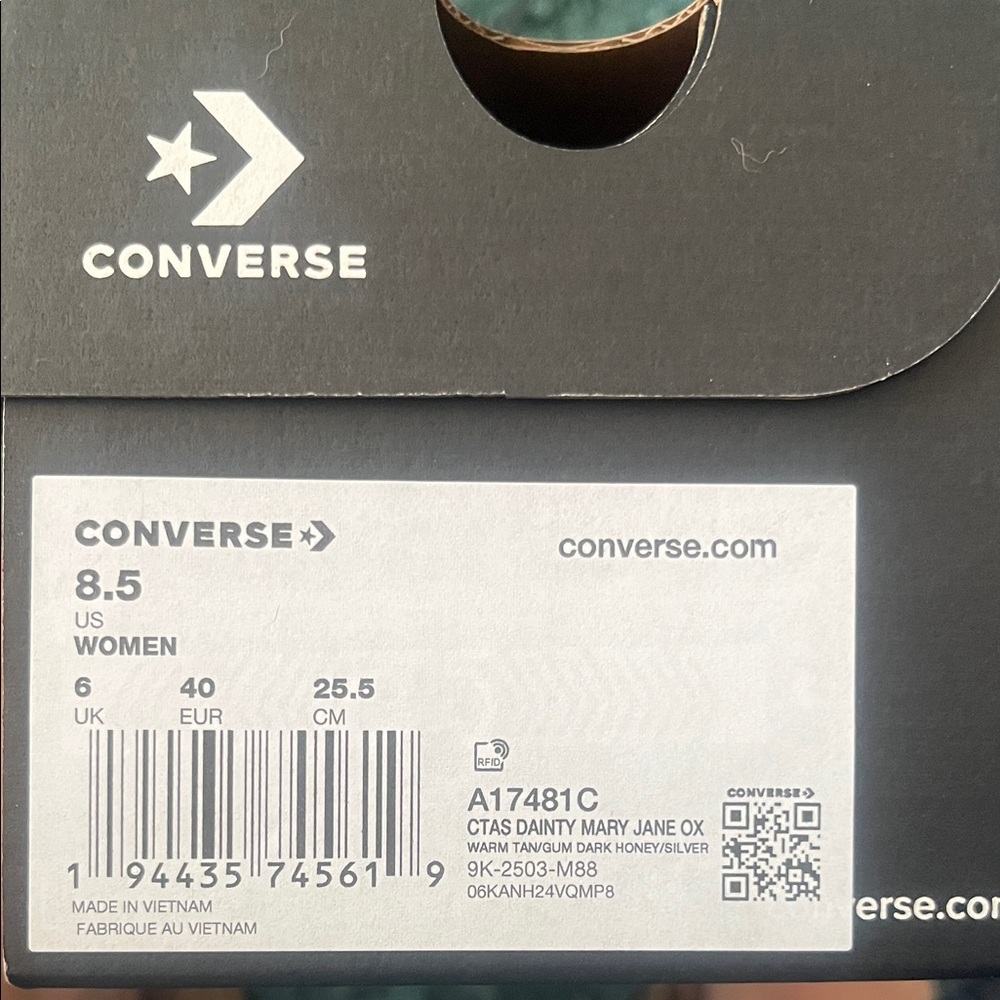 Converse Women's Brown Mesh Flats - Picture 4 of 6